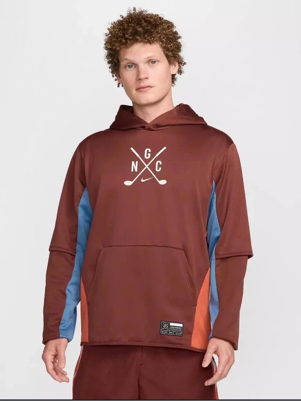 NWT Nike Golf Club Engineered Hoodie Mens XL Brown